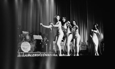 Patti LaBelle and the Bluebelles at the Apollo Theater, New York, circa 1965