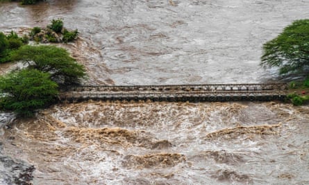 Kenya floods: tourists evacuated from Maasai Mara after river bursts banks