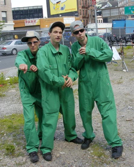 Beastie Boys in New York to film a video for the To the 5 Boroughs album