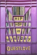 Cover of Hip Hop Is History by Questlove, with artwork and design by Reed Barrow.
