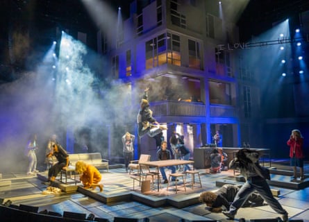 A scene from Standing at the Sky’s Edge at the National Theatre.