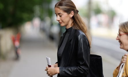 Brenda Patea arrives at the courthouse on 31 May 2024 in Berlin, Germany