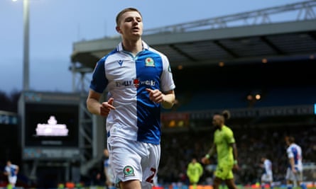 Adam Wharton playing for Blackburn