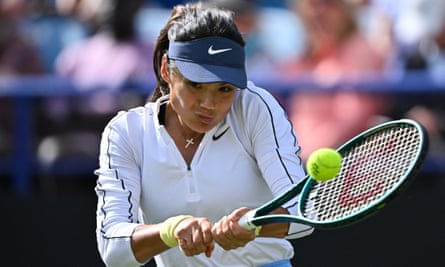 ‘I want them to see I’m happy’: Emma Raducanu buoyant for Wimbledon return