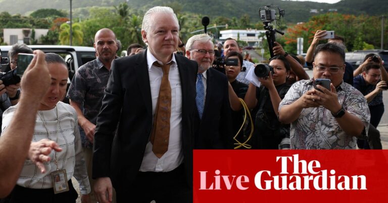 Julian Assange live news: WikiLeaks founder pleads guilty and awaits sentencing in Saipan district courtroom