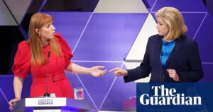 Labour and Tories renew clashes in ill-tempered second election debate