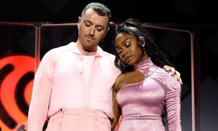 “I’ve had to learn to grant myself some grace and forgiveness” … Normani with Sam Smith for the Jingle Ball in Los Angeles.