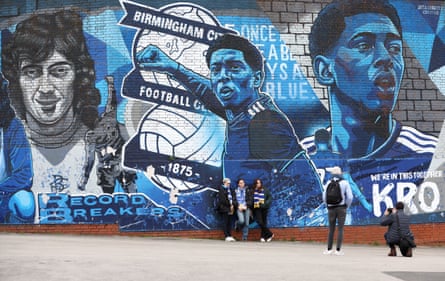 A Birmingham mural to Jude Bellingham and the man he replaced as the club’s youngest player, Trevor Francis.