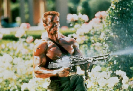 Arnie as Lt Col John Matrix in Commando