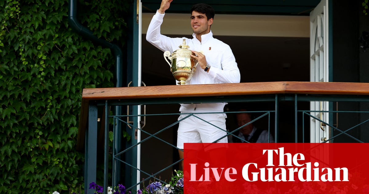 Carlos Alcaraz beats Novak Djokovic to win Wimbledon – as it happened