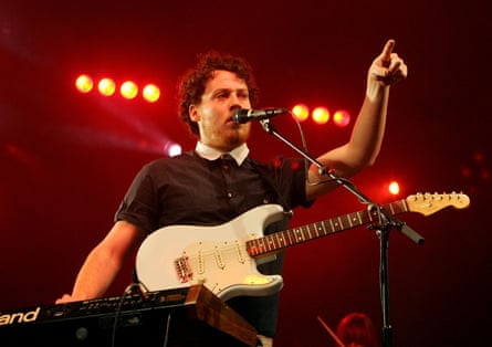 Metronomy on stage at the 2009 Reading festival.