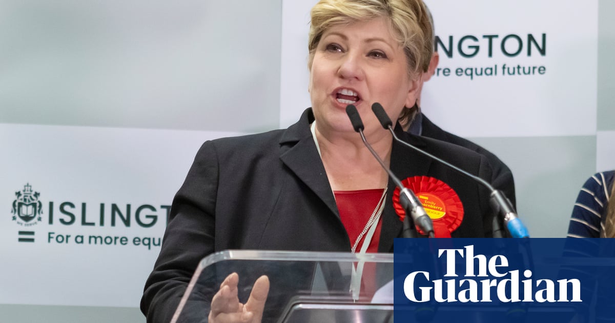 Emily Thornberry ‘sorry and surprised’ not to be given cabinet role by Starmer