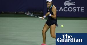 Emma Raducanu fights off jet lag for late-night Washington win over Elise Mertens