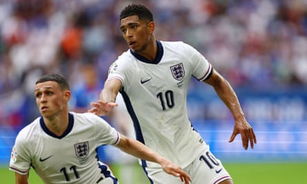 England’s Phil Foden and Jude Bellingham