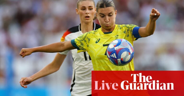 Germany v Australia: 2024 Paris Olympic Games women’s football – live