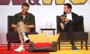 ‘His skincare regime alone would bankrupt you’: Ryan Reynolds and Hugh Jackman bring banter and bromance to London