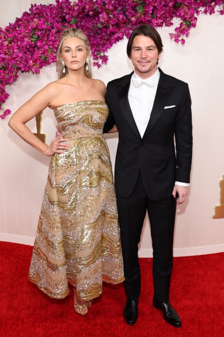 Hartnett with his wife Tamsin Egerton at the Oscars in March.