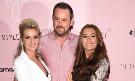 Danny Dyer with his wife Jo and daughter Dani.