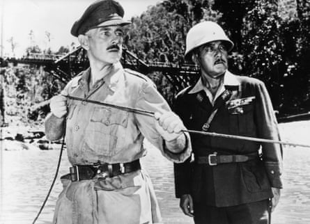 Oscar nominated … with Alec Guinness in The Bridge on the River Kwai.