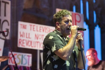 Manifesto … the Specials perform in the ruined former Coventry cathedral.