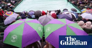 Terrible weather to blame for drop in Wimbledon visitors, All England Club chief says