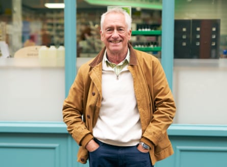 Retired dentist and angler Barry Gilling outside a Bristol pharmacy