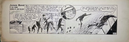 Newspaper comic strip of You Only Live Twice