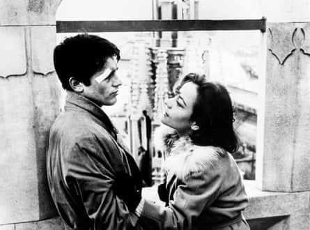 Delon and Annie Girardot in Rocco and His Brothers.