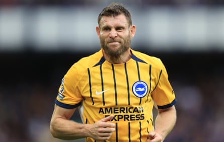 James Milner in action for Brighton