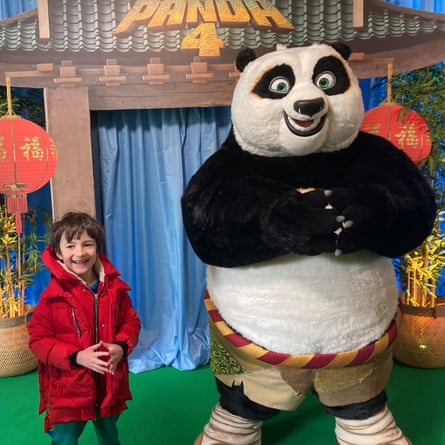 Catherine Shoard’s son at a screening of Kung Fu Panda 4