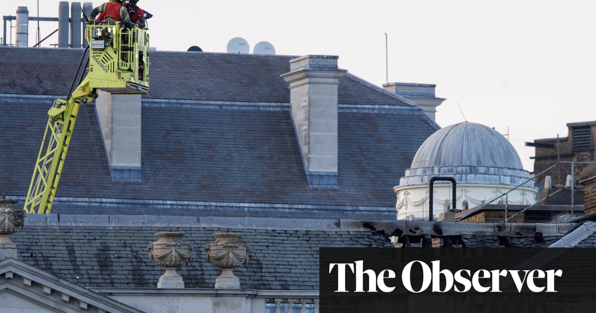 Somerset House fire extinguished after 125 firefighters tackle blaze