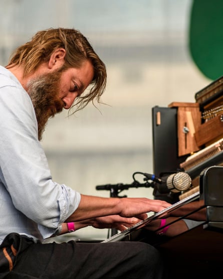 Joep Beving plays at the Walden festival in Brussels.