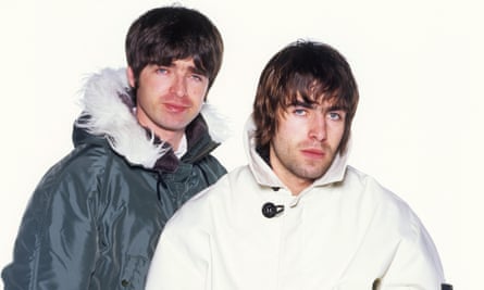 Parka life: Noel (left) and Liam Gallagher in 1996.