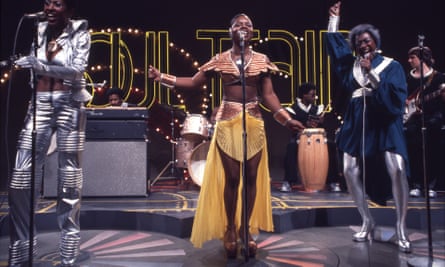 Super tight … Labelle on Soul Train in 1974.