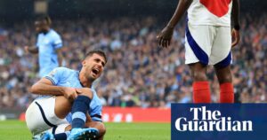 ‘Irreplaceable’: Pep Guardiola praises Rodri as City wait for injury diagnosis