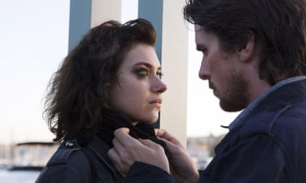 Poots with Christian Bale in Knight of Cups.