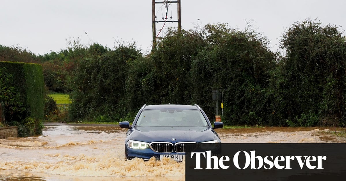 Key flood defences in disrepair across England as wet autumn looms, data reveals