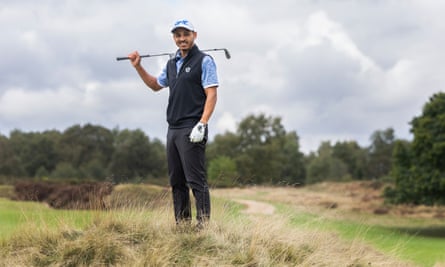 Peter Odemwingie on a golf course