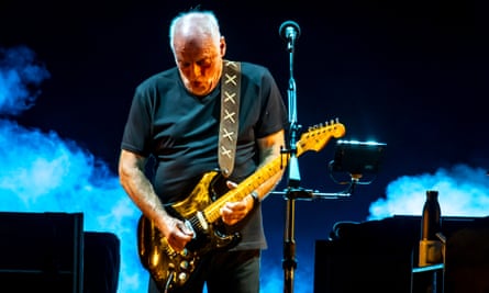 David Gilmour performing in Rome last month.