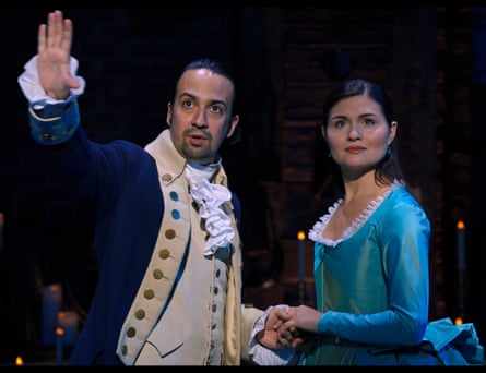 Global phenomenon … Miranda and Phillipa Soo in Hamilton.