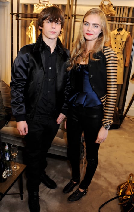 Jake Bugg with Cara Delevingne in 2013