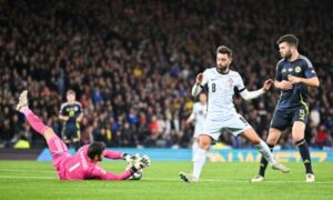 Ronaldo-mania hits Hampden but Portugal held by battling Scotland