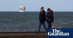 Stranded cruise ship finally leaves Belfast … but for Scotland, not France