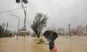 Typhoon Krathon hits Taiwan, killing two people and wreaking destruction