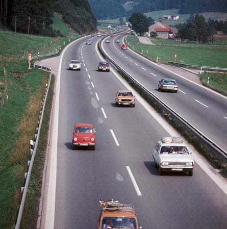 Feel the thrill … for Kraftwerk, the autobahn could represent travel, freedom, exchanges of culture.