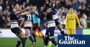 Championship roundup: Millwall’s rise continues as Tanganga sinks Leeds