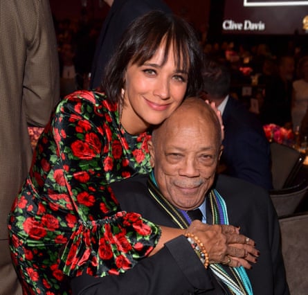 Quincy Jones with daughter Rashida