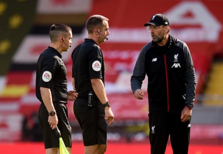 Referee David Coote suspended over video of foul-mouthed Klopp rant