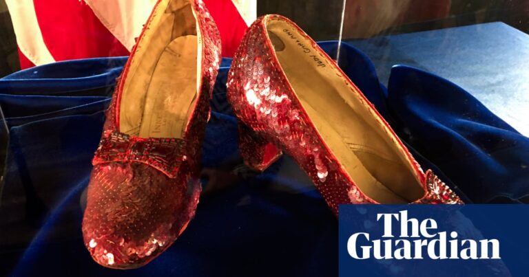 Ruby slippers from The Wizard of Oz up for auction 20 years after theft