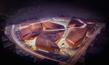 An impression of Murabba Stadium in Riyadh, which is due to open in 2032.